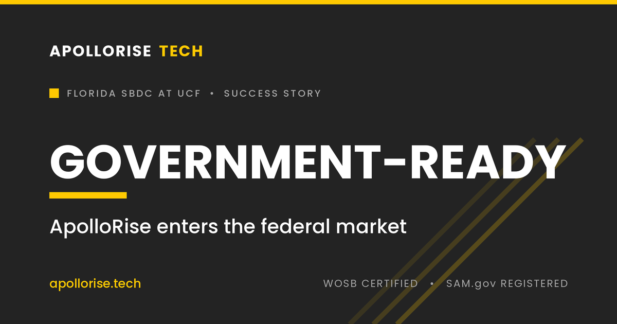 We Built the Foundation First: ApolloRise Enters the Federal Market